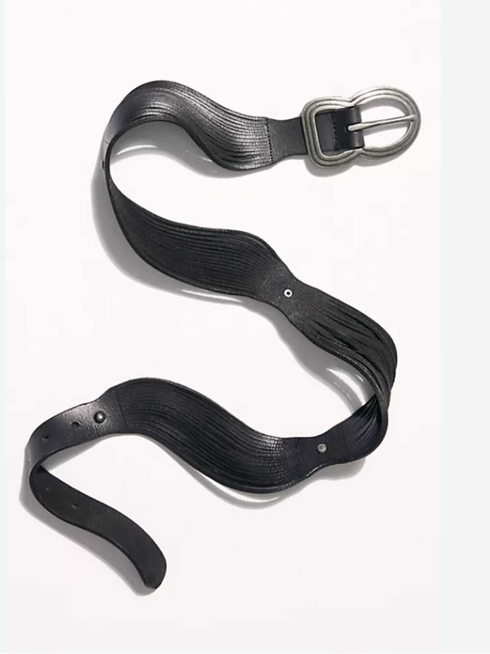 FP Free People Paxon Waist Belt S/M Black